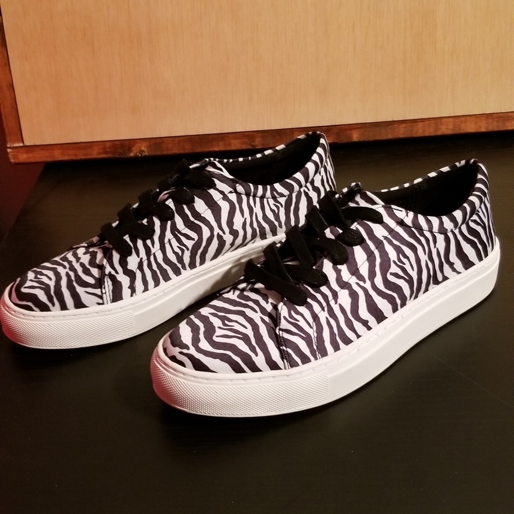 Katy Perry The Sprinkle Sneaker Zebra Print